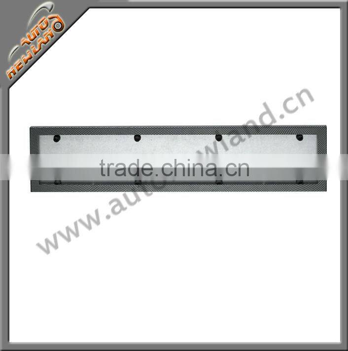 Plastic European style License Plate Frame with Light