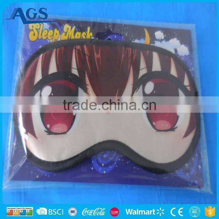 vivid human eyelashes design kids eye mask