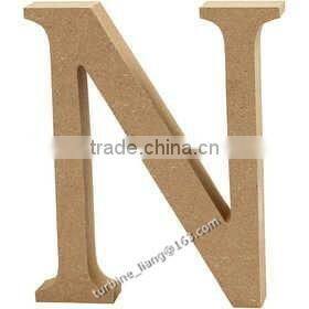 wooden MDF Letter "N" alphabet letter