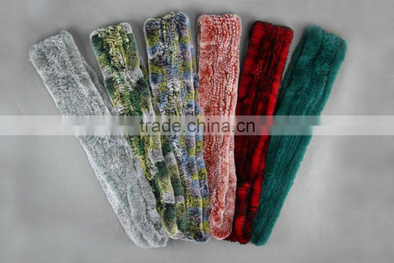 High Quality Knitted Rex-Rabbit Scarf