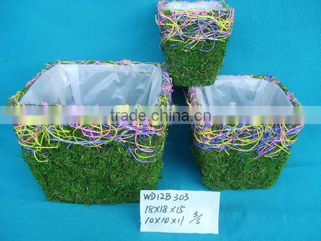 Handmade Decorative Garden Flowerpot with handle