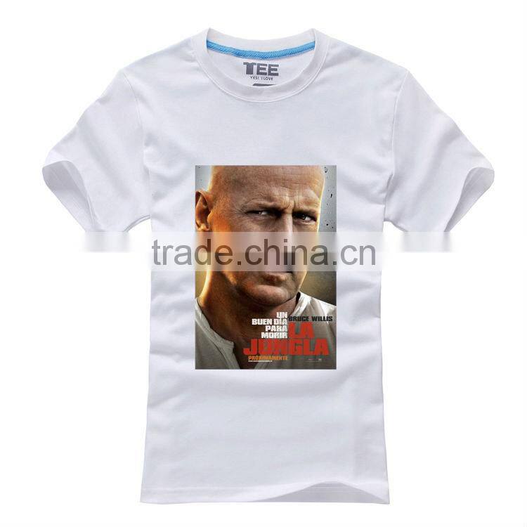 2013 Die Hard Bruce Willis Willis Men's and Women's Cotton Short-sleeved T-shirt Nanchang