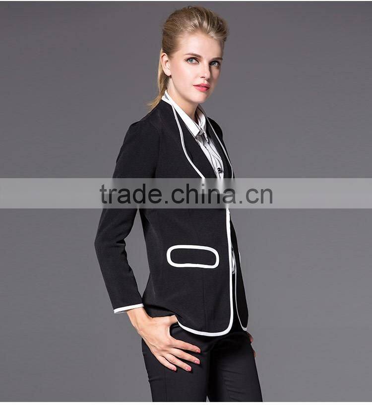 2016 new arrival office uniform woman suit girls formal suit