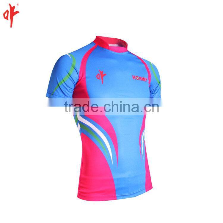 OEM & ODM All black custom rugby jersey