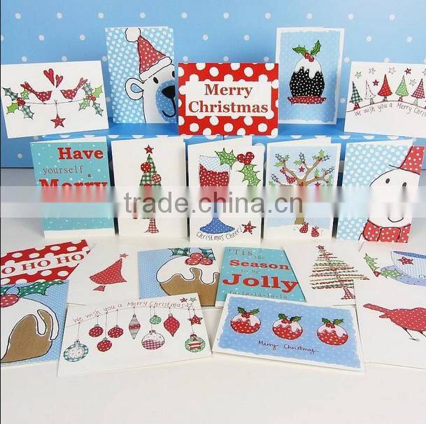 High Quality Custom 3D Kids Cute Christmas Card