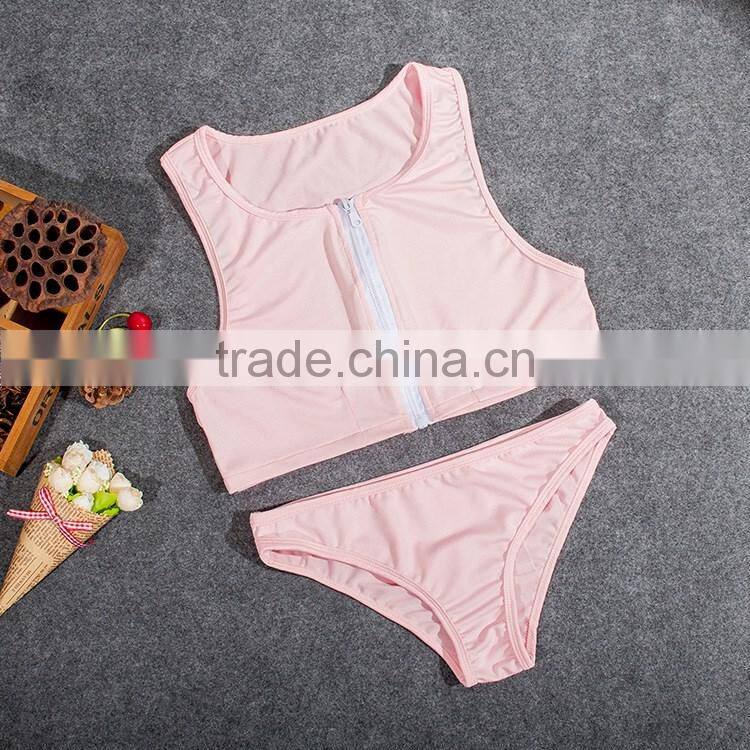 new fashion summer front open bikini set