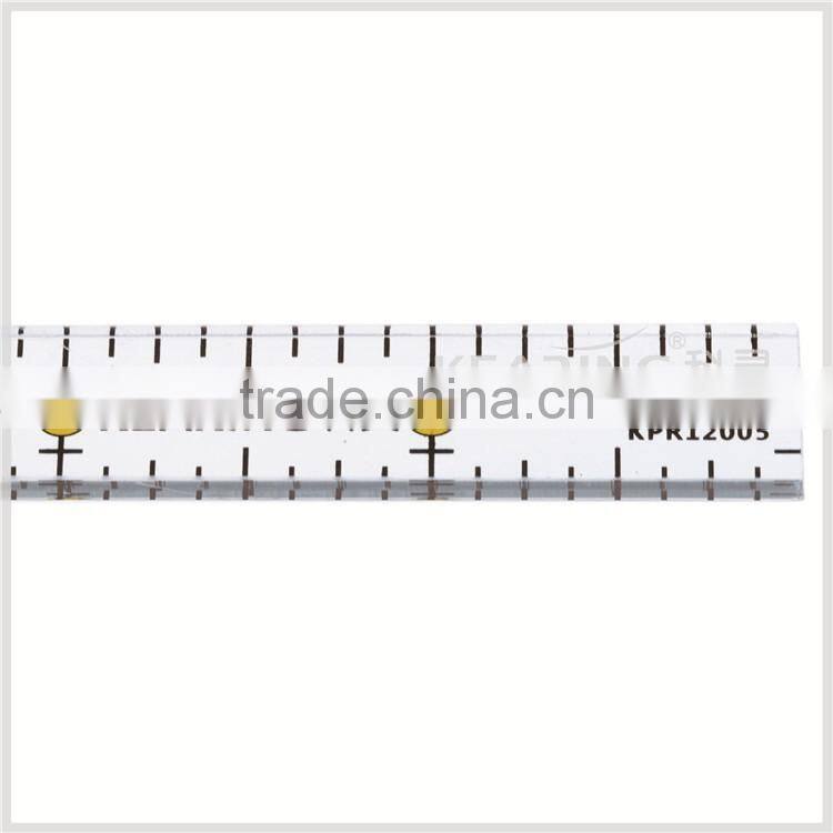 inch sized 12"*0.5" plastic quiting ruler in fatotry wholesale price #kpr12005