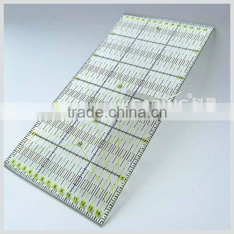 Kearing 30 * 15 cm quilting craft rulers & High Quality Acrylic patchwork templates # KPR3015
