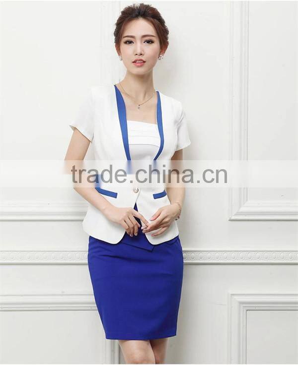 Fashion Women's Office Suit For Summer With Skirt WU001