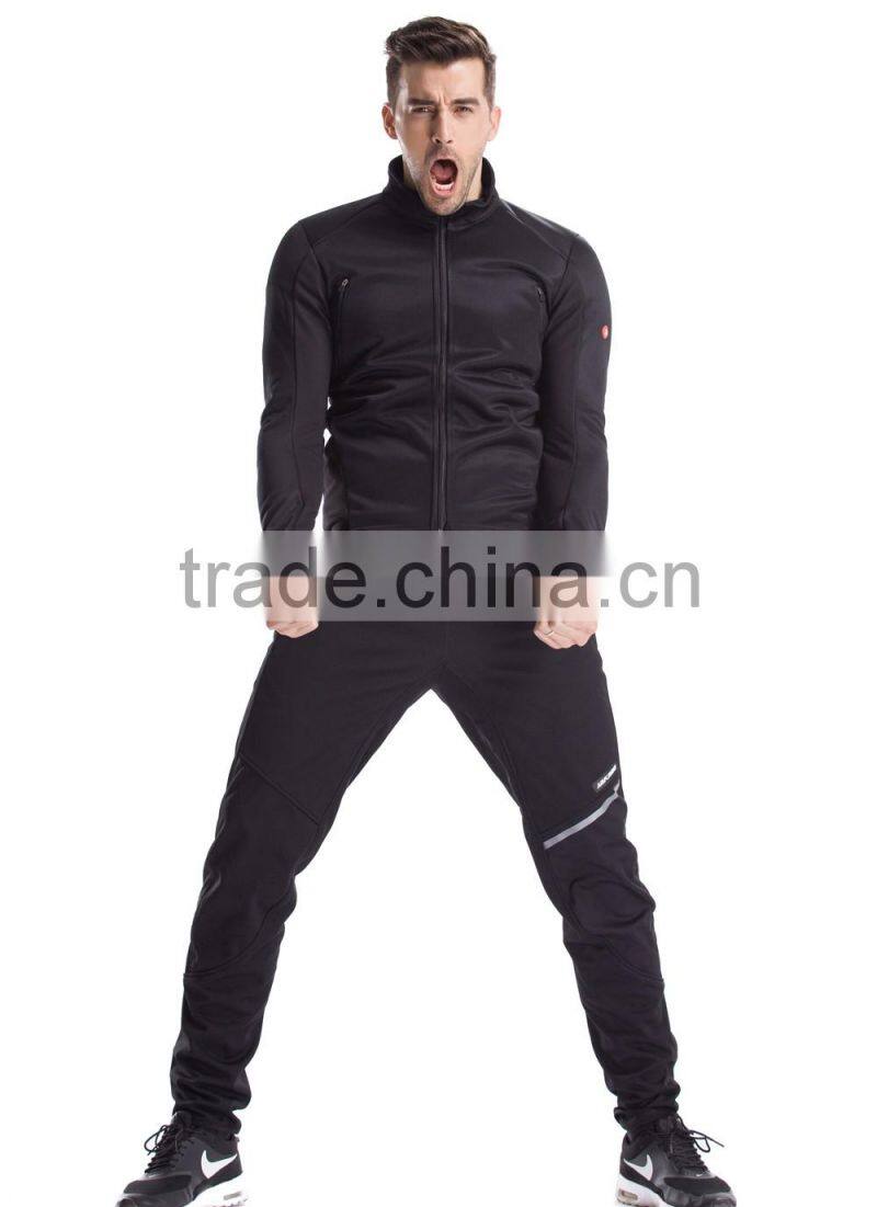 2017 top design fitted wholesale latest design mens tracksuit with slim fit size