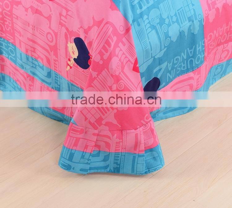 Made in China 100%cotton cartoon bedding set