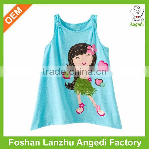 China clothing direct manufacturer girls apparel with ruffle sleeve