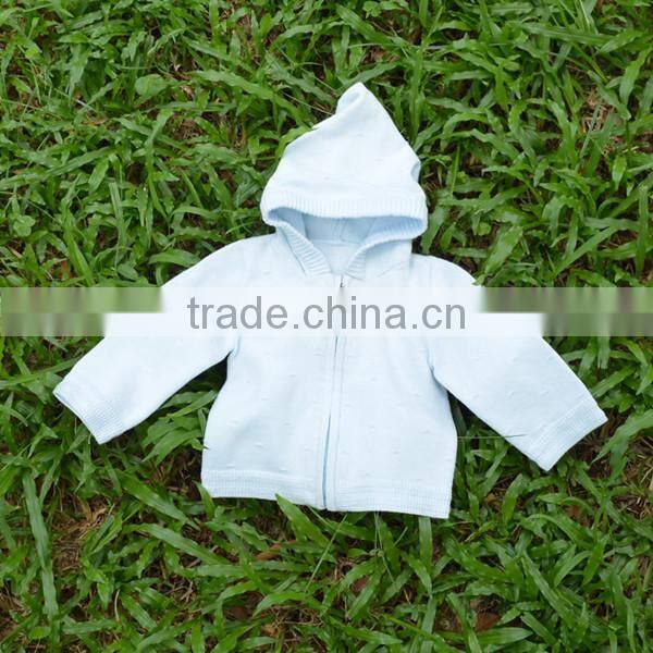 Kids Hoodie Long Sleeve Cardigan Sweater With Zipper