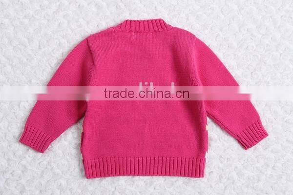 Fashion knitted heart jacquard pullover sweater