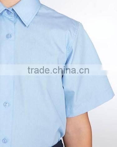 2017 100% cotton School Uniform Polo Shirts Design with picture