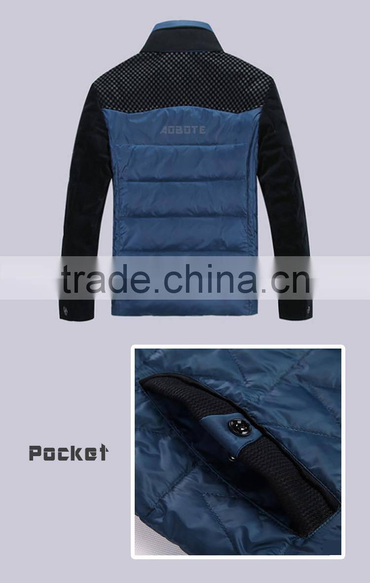 2017 Hot Sale Man Outdoor Duck Down Jacket For Winter