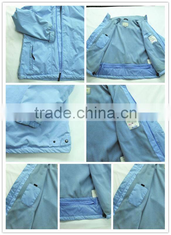 2017 cheap fashion warm polar fleece ski jacket