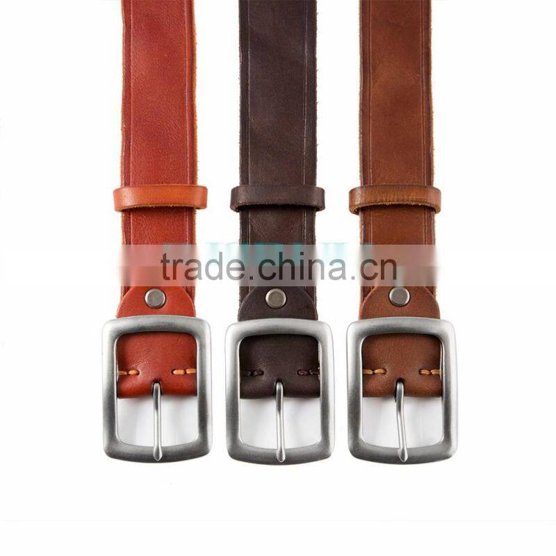 2016 Hot Selling Real Leather Belts 100% Genuine Leather Belt Men
