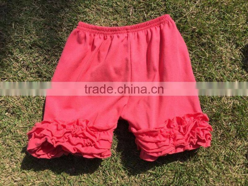 Wholesale girls ruffle pants for childrens cotton leggings with deer cotton pants.