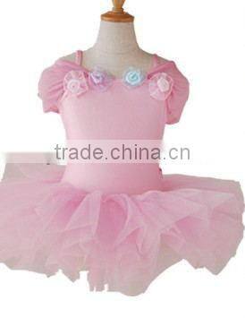 baby girl's pink cute tutu-Adorable chevron baby girl dress wholesale floral print girls dress