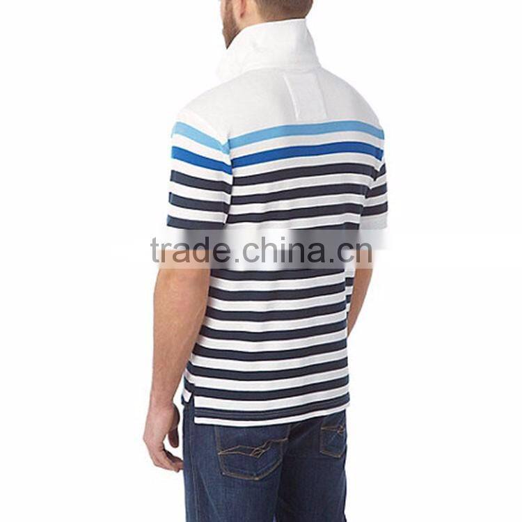 2016 Guangzhou Shandao OEM Cheap 200g 35% Cotton 65% Polyester Short Sleeve Import Export Clothing