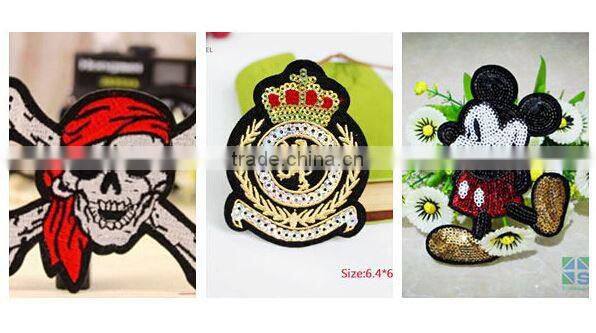 Ethnic Flower Motif Applique Patch Craft Embroidered Sew/Iron On Plum Blossom