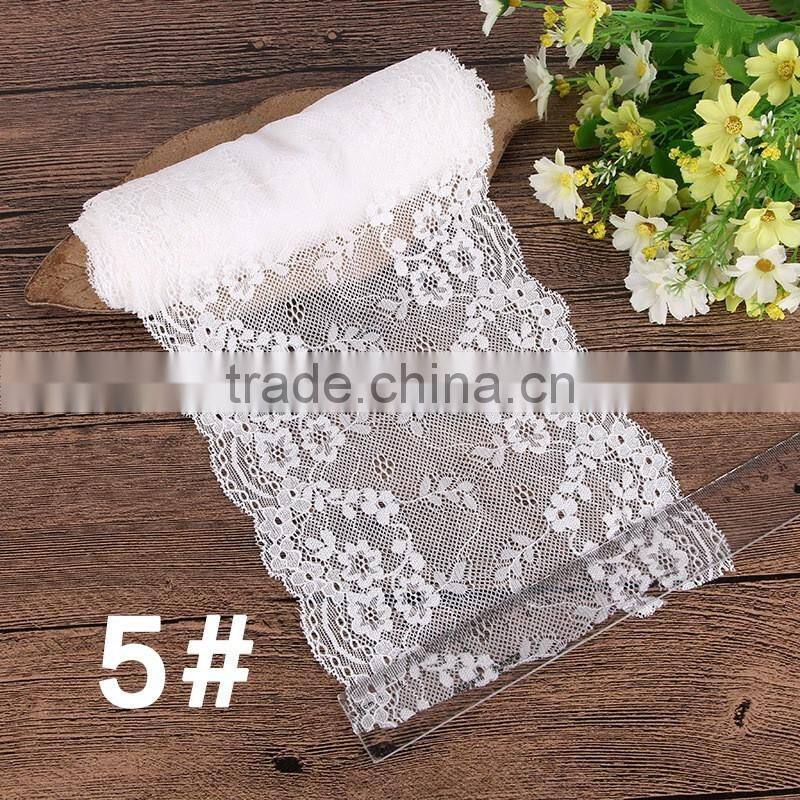 Elastic small wave lace trim