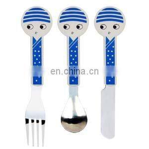 Colorful Cartoon Polished Tableware Of Stainless Steel Teaspoons for kids