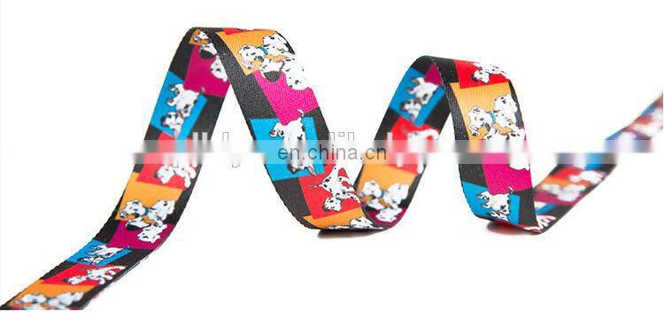 High quality heat transfer printed polyester dog collar&leashes strap