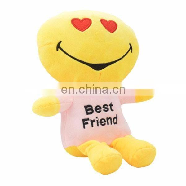Fashion Wechat Whatsapp Emotion Plush Stuffed Toys OEM Design Emoji Dolls For Kids