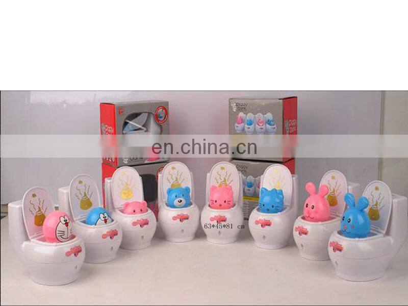 cute creative toilet family piggy bank/money pot/saving box
