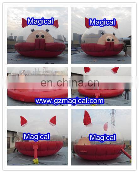 Cute pig inflatable pool / inflatable ball pool