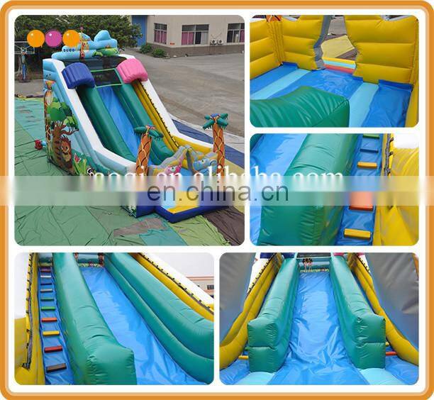 cheap fun child inflatable slide for park