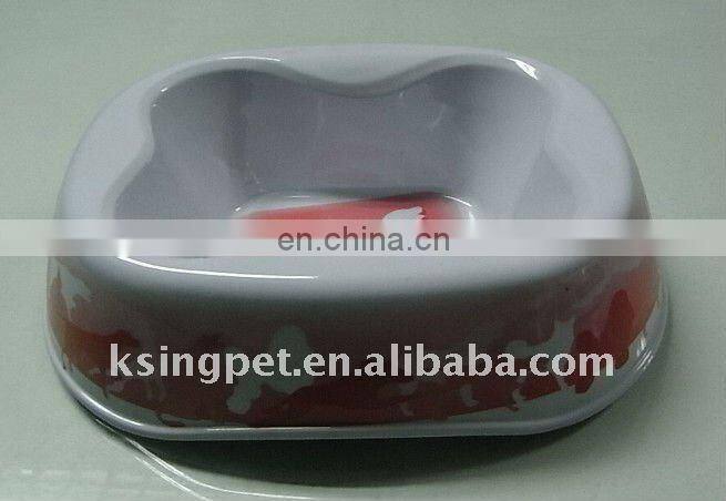 Bone Shape dog bowl Pet Supplies