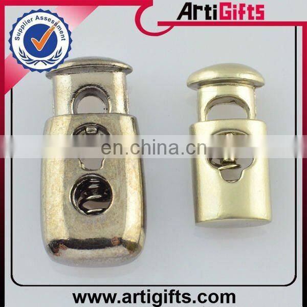 metal stoppers drawstring cord lock