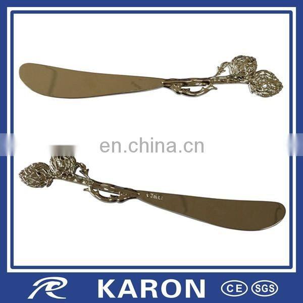 wholesale custom made envelope letter opener in zinc