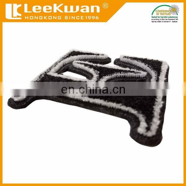 wholesale custom designe toothbrush embroidery lettering patch/sew on patch