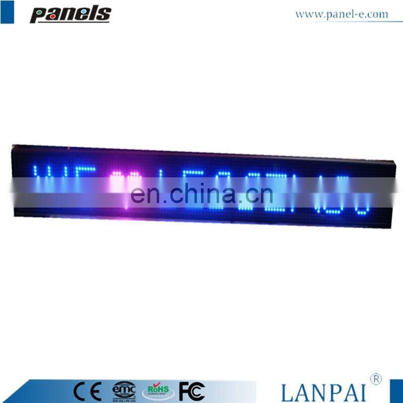 Shenzhen factory hot sale indoor use led moving message display sign