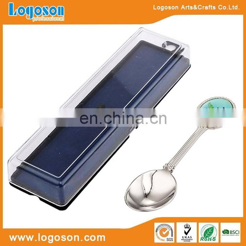 New best selling custom epoxy sticker souvenir spoon
