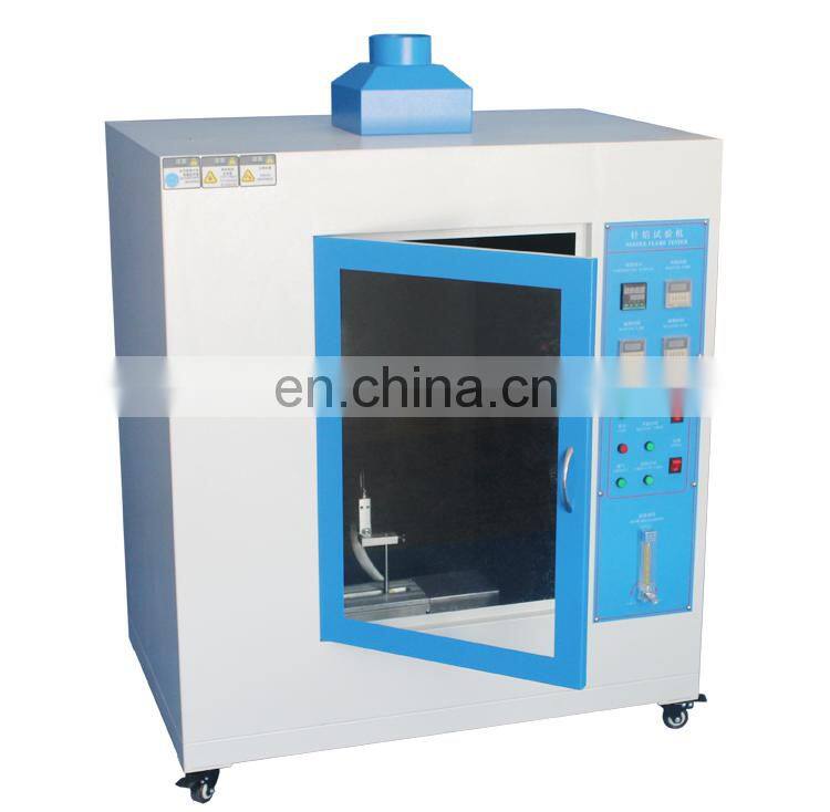 Flame Retardant Performance Tester For Electrical Components And Mechanical Components