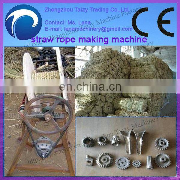 Small cheap automatic rope making machine/straw rope making machine