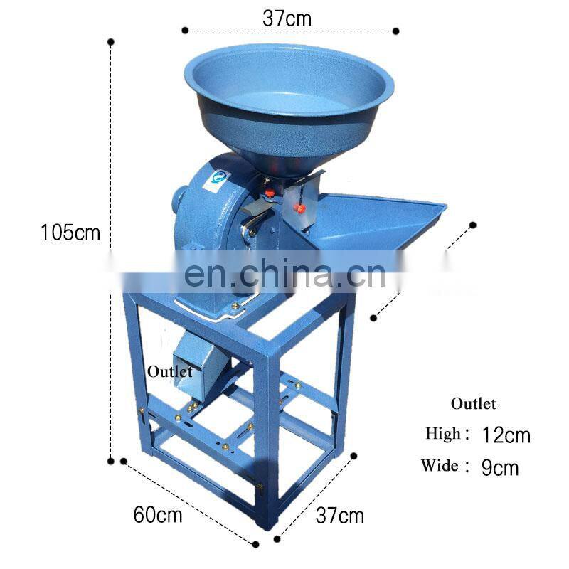 150kg / h maize grinding machine / small corn mill grinder for sale / chicken feed grain corn crusher