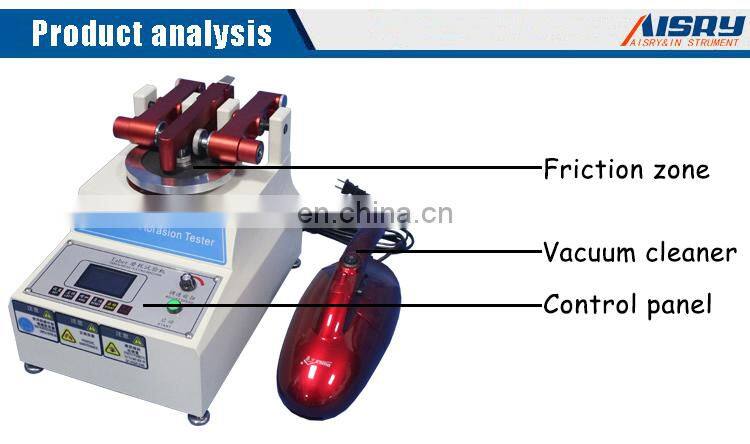 Hot Selling High Quality Abrasion Test Machine Tester for Leather Cloth and Paint