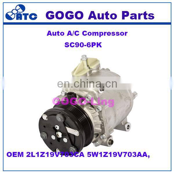 GOGO SC90 Auto A/C Compressor for F-ORD EXPLORER Mercury Mountai OEM 5W1Z19V703AA,2L1Z19V703CA