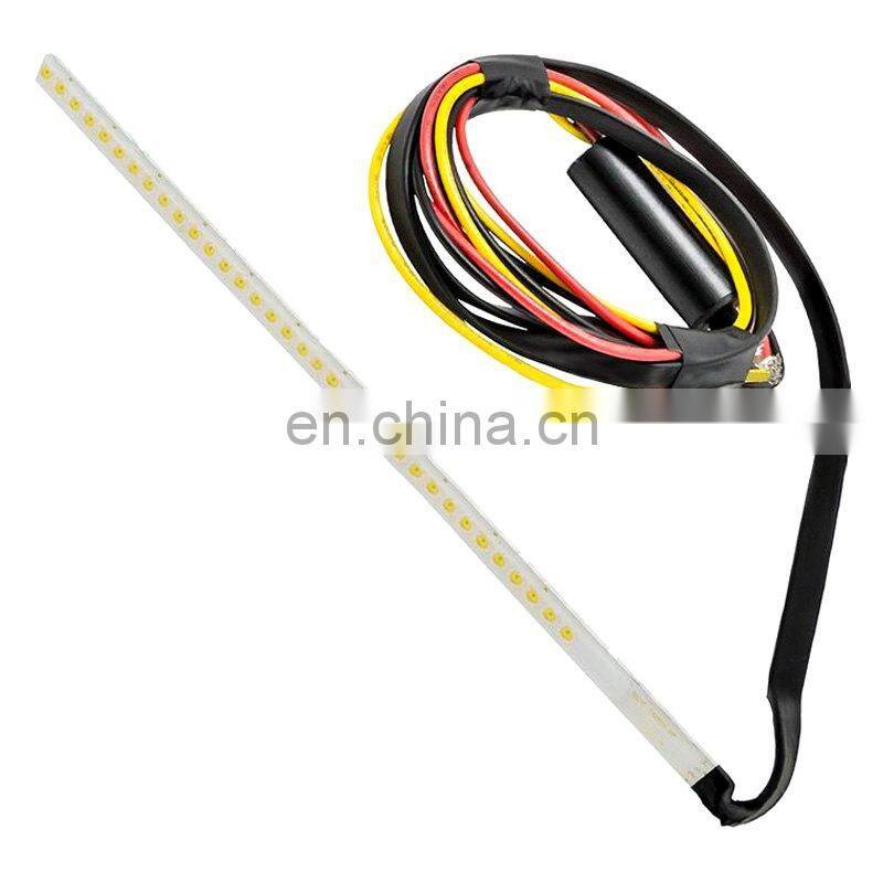 Plasma Switchback DRL Turn Signal 18" Amber White LED Strip