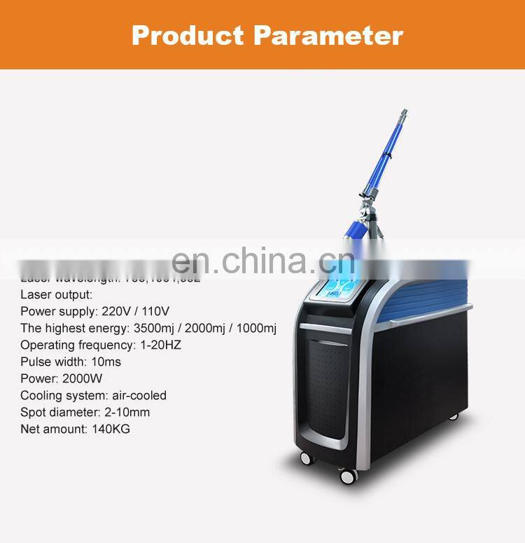 Amazing!!!Safe and Effective eliminates spots tattoo removal picosecond laser machine for sale