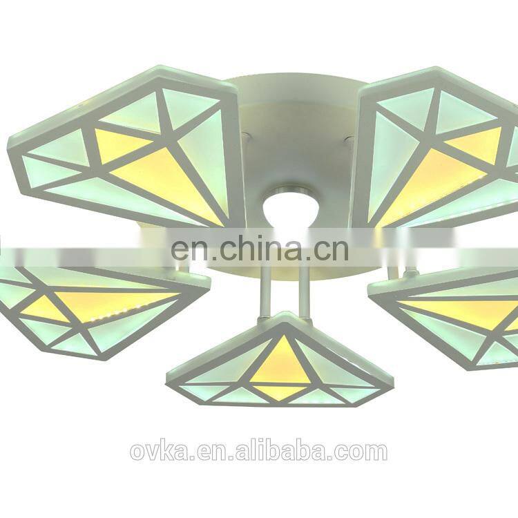 New design creative art ceiling lamp acrylic living room lamp