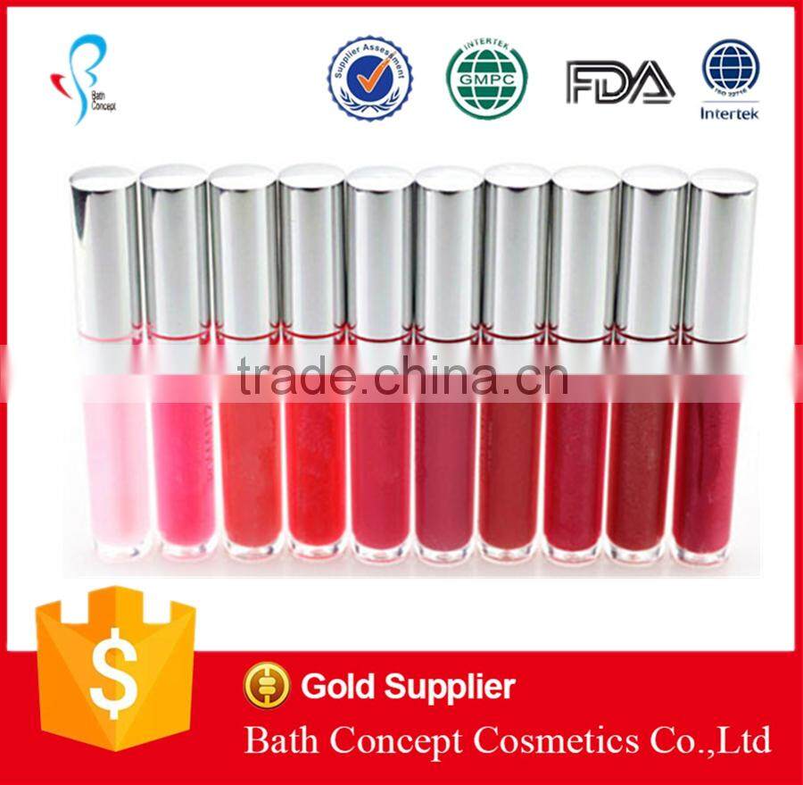 liquid form led light lip gloss for wholesale