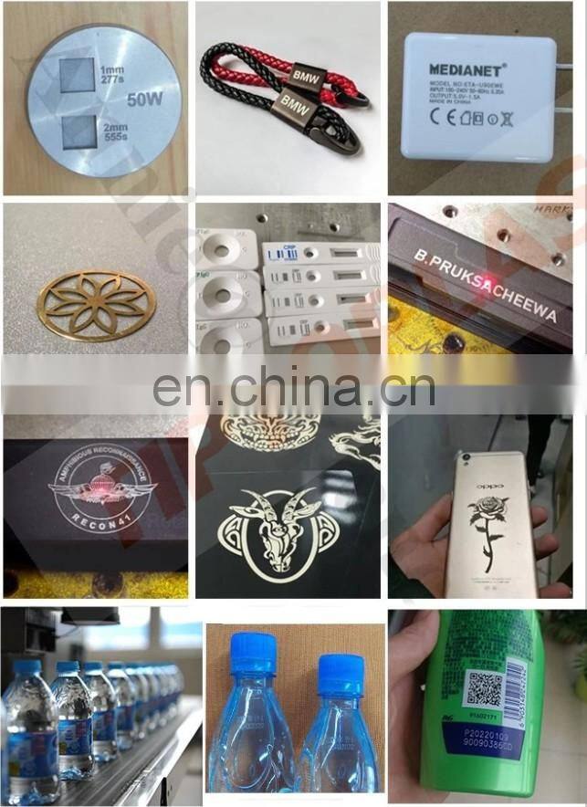 Industrial Professional Flying Fiber Co2 UV Laser Marking Machine for Metal and Plastic