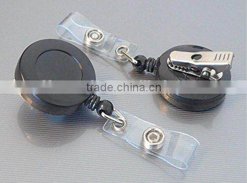 Retractable Badge Holder ID Card Holder Reel with SWIVEL-BACK Alligator Clip